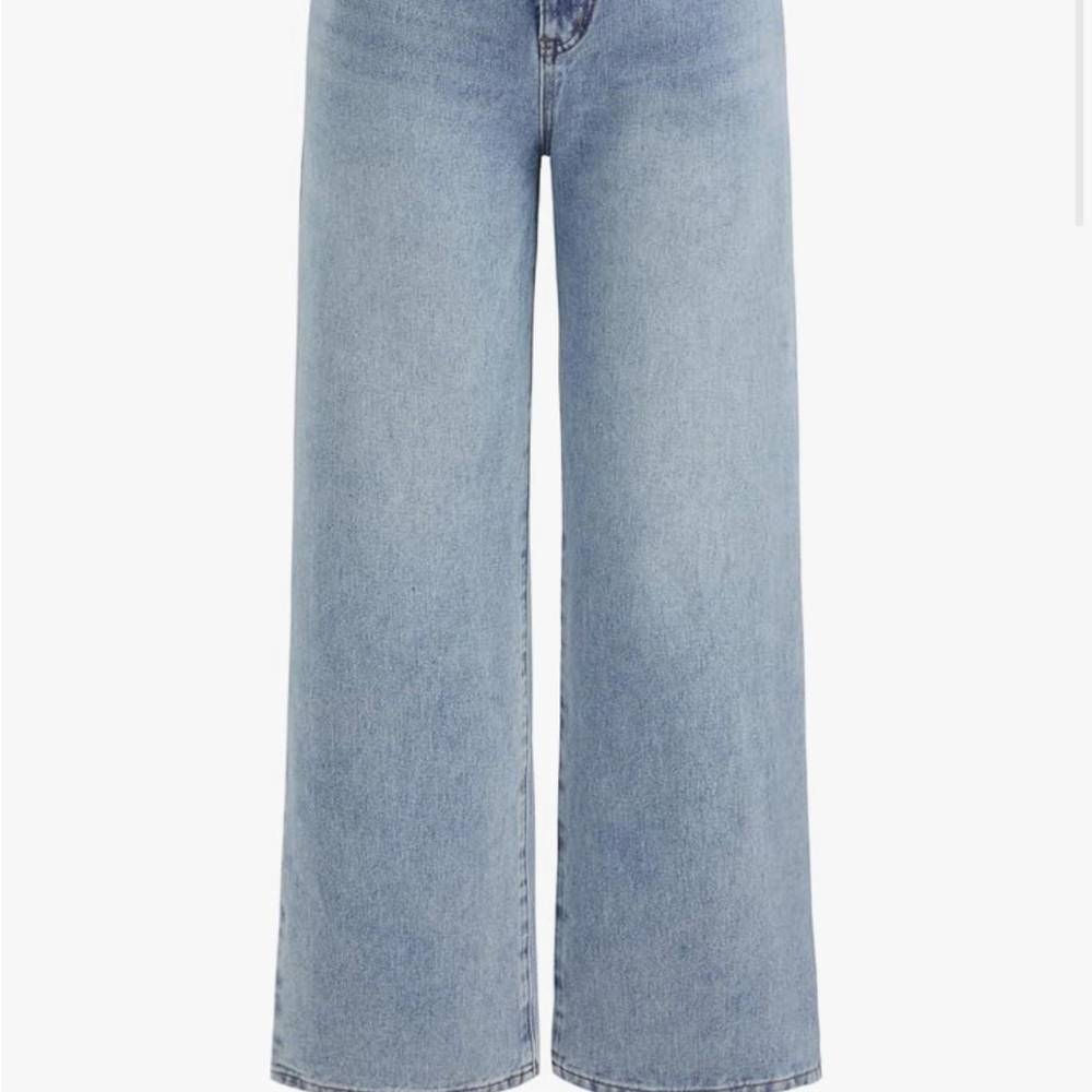 Cider Blue Flare Wide Leg Jeans